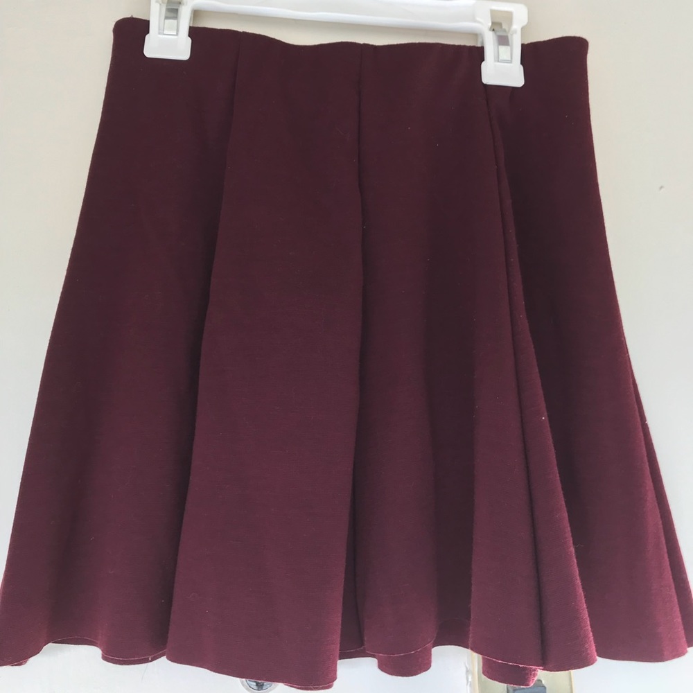 Brandy Melville Burgundy Skirt